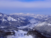 【４】「南郷ブルー」と呼ばれる雪景色